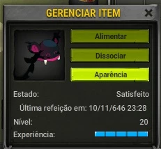 Set parabiótico nível 20 Spiritia - Dofus