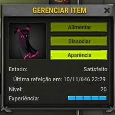 Set parabiótico nível 20 Spiritia - Dofus