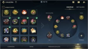 MAIN TOP: ESMERALDA IV + 16 SKINS + 505 RP/WC + 36 CAMPEÕES - League of Legends: Wild Rift LOL WR