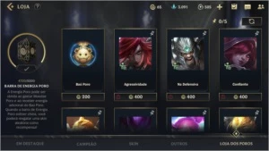 MAIN TOP: ESMERALDA IV + 16 SKINS + 505 RP/WC + 36 CAMPEÕES - League of Legends: Wild Rift LOL WR