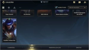 MAIN TOP: ESMERALDA IV + 16 SKINS + 505 RP/WC + 36 CAMPEÕES - League of Legends: Wild Rift LOL WR