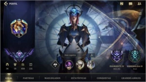 MAIN TOP: ESMERALDA IV + 16 SKINS + 505 RP/WC + 36 CAMPEÕES - League of Legends: Wild Rift LOL WR