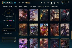 Diamante 4 com 130 Champs e 43 Skins ( MONO JG ) - League of Legends LOL
