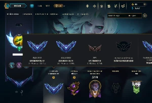 Diamante 4 com 130 Champs e 43 Skins ( MONO JG ) - League of Legends LOL