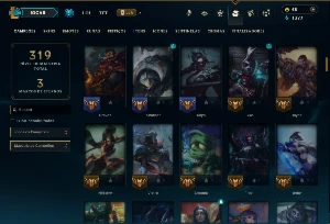 Diamante 4 com 130 Champs e 43 Skins ( MONO JG ) - League of Legends LOL