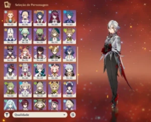 Conta Com 24 (5 Estrelas) - Genshin Impact