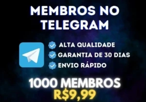 Membros Para Seu Canal Ou Grupo No Telegram - Redes Sociais