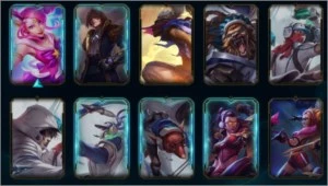 Conta LEAGUE OF LEGENDS - 167 skins - unranked LOL
