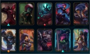 Conta LEAGUE OF LEGENDS - 167 skins - unranked LOL