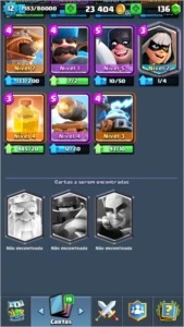 XP 12 Nick Pessoal Baratinha, Não tem troca de nome - Clash Royale