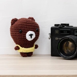 Urso Cabeçudo em Amigurumi - Artesanato e Personalizados