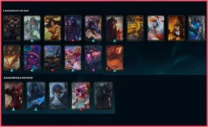 CONTA LEAGUE OF LEGENDS MESTRE 381 PDL • 44 CAMPEÕES LOL
