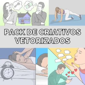Combo de Criativos Vetorizados - Anti Block