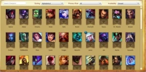 Conta League of Legends - Unranked Lvl 30 + 18 skins LOL