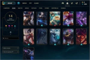 Conta lvl 51 prata 2 main riven 2 skins dela (negociável) - League of Legends LOL