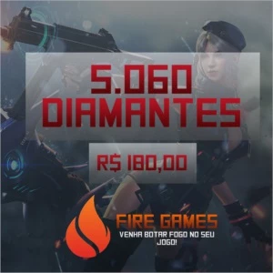 5.060 DIAMANTES - FREE FIRE