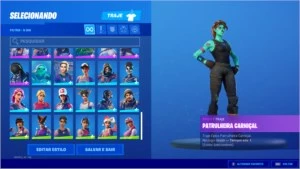 Conta fortnite PC s6 a s10 full, skins raras e Salve o Mundo