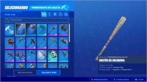 Conta fortnite PC s6 a s10 full, skins raras e Salve o Mundo