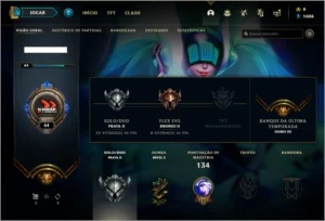Conta prata 2 com 17 skins e 39 champs - League of Legends LOL