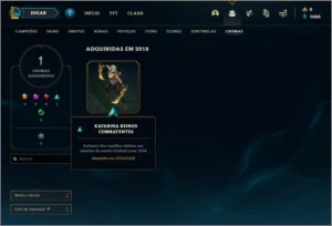Conta prata 2 com 17 skins e 39 champs - League of Legends LOL