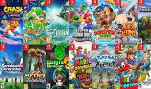 2 Jogos Nintendo Switch Da Sua Escolha (Conta) - Outros