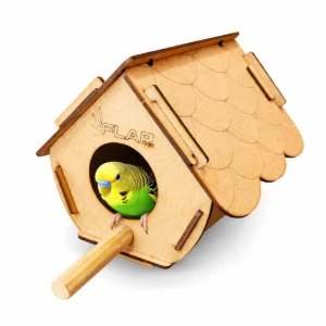 Casinha para Pássaros - Flap Pet - Artesanato e Personalizados