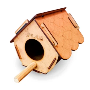 Casinha para Pássaros - Flap Pet - Artesanato e Personalizados
