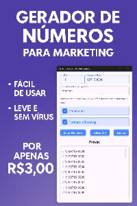 🟢 Bot Gerador De Números Para Marketing