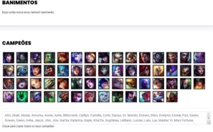 Conta Ouro 4 com 36 Skins e 58 Champs - League of Legends LOL