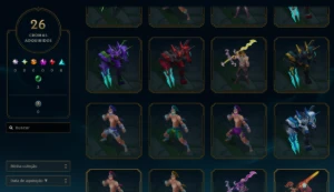 Conta LvL 99 - Diamante IV Veri- 49 Skins e 26 Chromas - League of Legends LOL