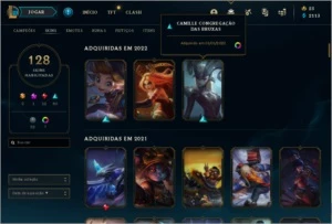 Conta League of Legends Platina 2 LOL