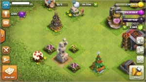 Vendo 01 Conta Clash of Clans CV 9 SEMI com 4K DE GEMAS