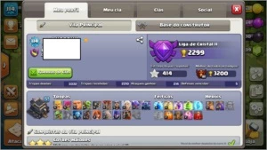 Vendo 01 Conta Clash of Clans CV 9 SEMI com 4K DE GEMAS