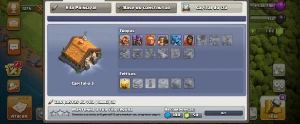 CV 11 em 50% full (3 heróis) | 4 contrutores | CC 5 (1 herói - Clash of Clans