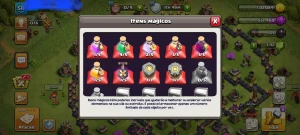 CV 11 em 50% full (3 heróis) | 4 contrutores | CC 5 (1 herói - Clash of Clans
