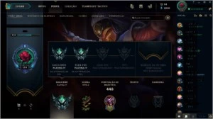 Conta League of Legends Elo Platina V LOL