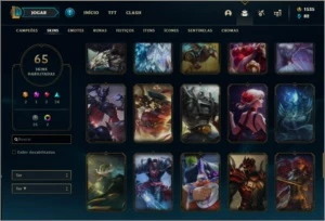 Conta Prata 2 COM 1500RP - League of Legends LOL