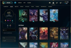 Conta Prata 2 COM 1500RP - League of Legends LOL