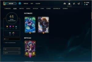 Conta Prata 2 COM 1500RP - League of Legends LOL