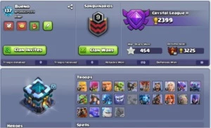 CLASH OF CLANS CV 13