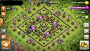 Conta Clash of clans cv 9