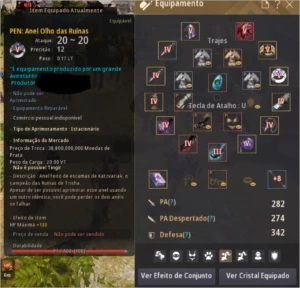 Conta BDO 620 GS Mystic Principal. - Black Desert