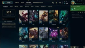 CONTA NO LOL COM MT SKIN/CAMPEAO - League of Legends