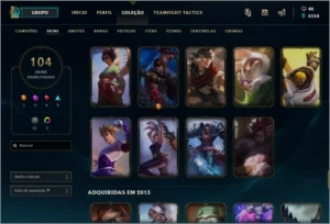 CONTA NO LOL COM MT SKIN/CAMPEAO - League of Legends