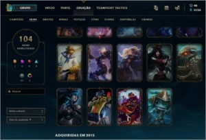 CONTA NO LOL COM MT SKIN/CAMPEAO - League of Legends