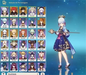 F2P 6x5* com constelação + Arma 5* - Genshin Impact