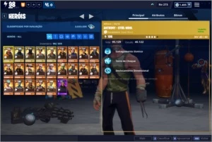 Conta Fortnite (Battle Royale + Salve o Mundo)
