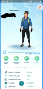 Conta Pokemon go lvl 33 promoção - Pokémon