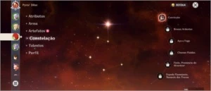 CONTA GENSHIN IMPACT AR 55 6 ⭐ ESTRELAS