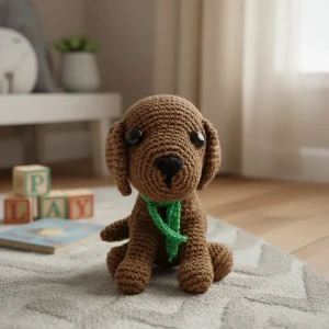 Cachorrinho Marrom em Amigurumi - Artesanato e Personalizados